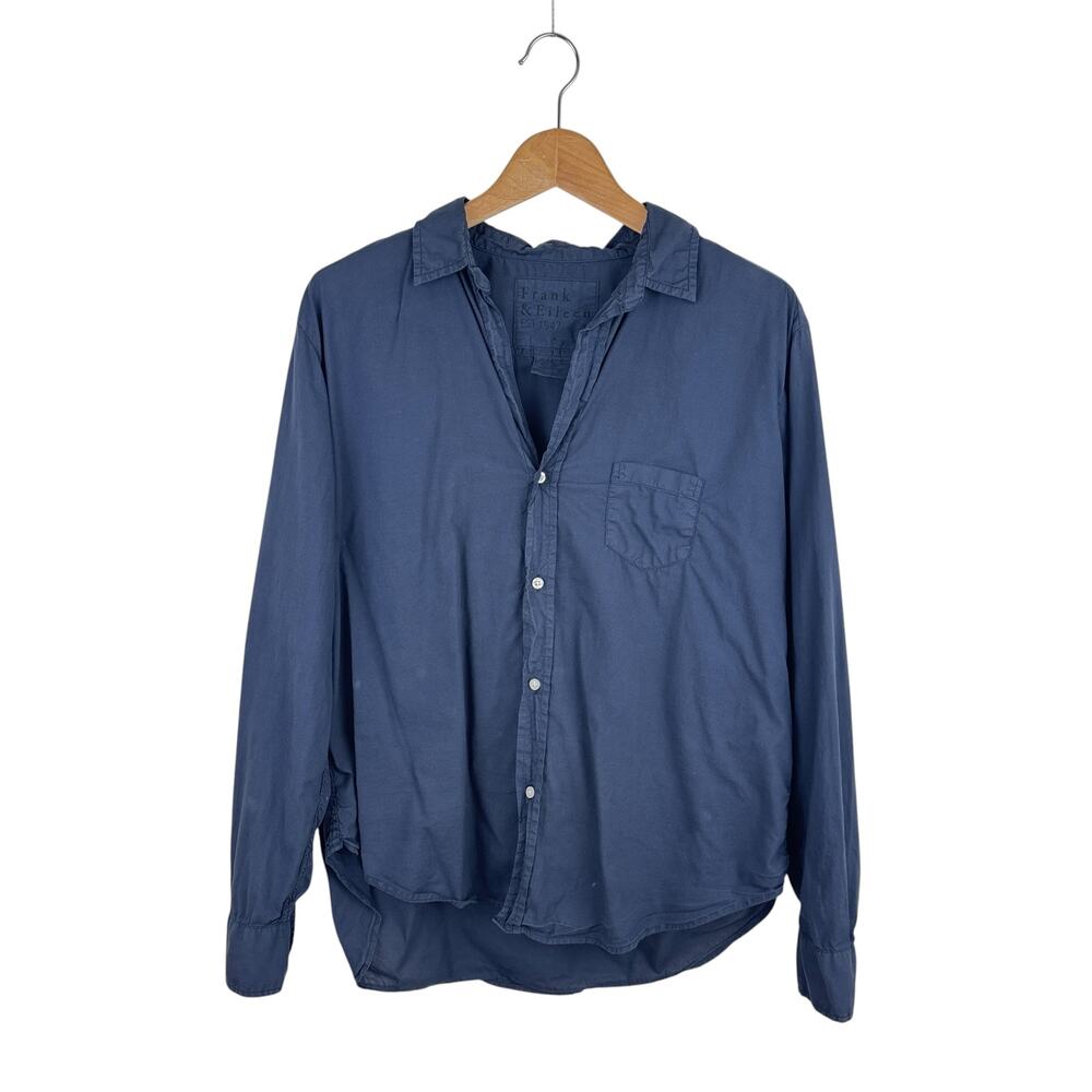 Frank & Eileen Blue Cotton Eileen Shirt